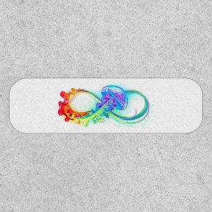 Infinity with Rainbow Jellyfish Patch