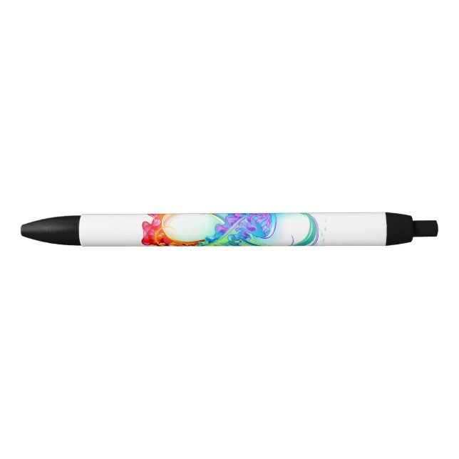 Infinity with Rainbow Jellyfish Pen (Front)