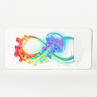 Infinity with Rainbow Jellyfish Samsung Galaxy S10  Case