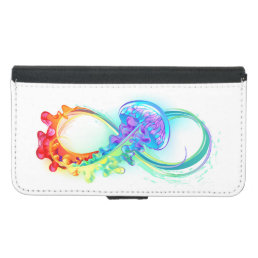 Infinity with Rainbow Jellyfish Samsung Galaxy S5 Wallet Case