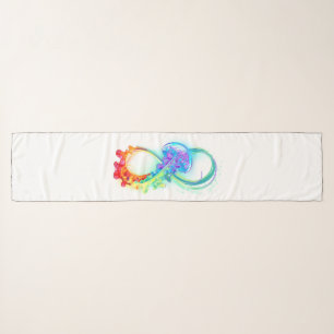 Infinity with Rainbow Jellyfish Scarf