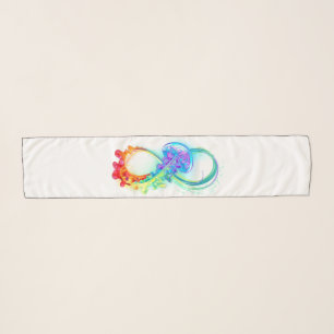 Infinity with Rainbow Jellyfish Scarf