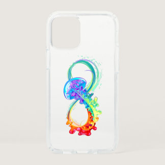 Infinity with Rainbow Jellyfish Speck iPhone 12 Mini Case
