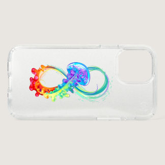 Infinity with Rainbow Jellyfish Speck iPhone 12 Pro Case