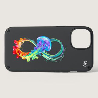 Infinity with Rainbow Jellyfish Speck iPhone 13 Case