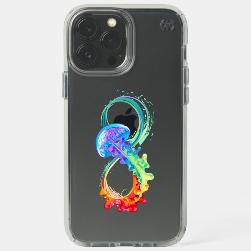 Infinity with Rainbow Jellyfish Speck iPhone 13 Pro Max Case