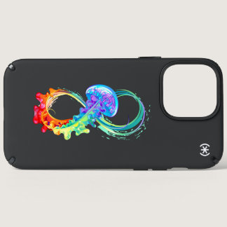 Infinity with Rainbow Jellyfish Speck iPhone 13 Pro Max Case