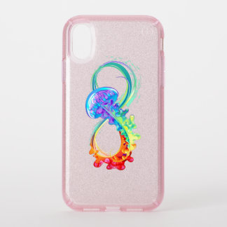 Infinity with Rainbow Jellyfish Speck iPhone XR Case