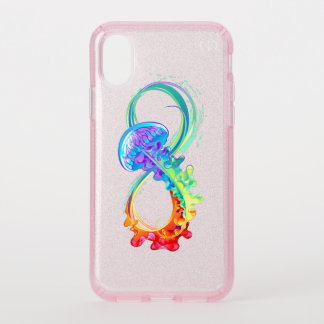 Infinity with Rainbow Jellyfish Speck iPhone XS Case