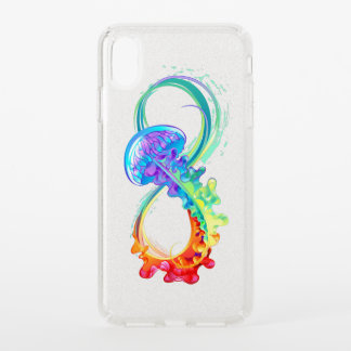 Infinity with Rainbow Jellyfish Speck iPhone XS Max Case