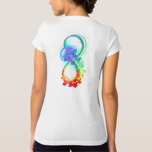 Infinity with Rainbow Jellyfish T_Shirt