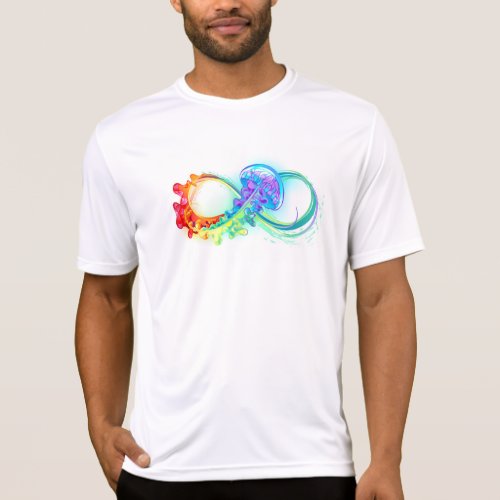 Infinity with Rainbow Jellyfish T_Shirt