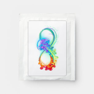 Infinity with Rainbow Jellyfish Tea Bag Drink Mix