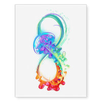 Infinity with Rainbow Jellyfish