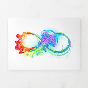 Infinity with Rainbow Jellyfish Tri-Fold Program