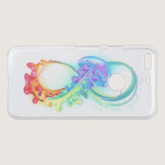 Infinity with Rainbow Jellyfish Uncommon Google Pixel Case