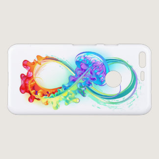 Infinity with Rainbow Jellyfish Uncommon Google Pixel Case