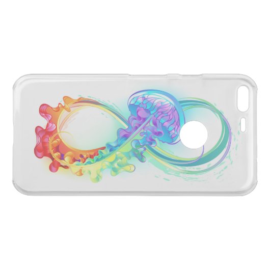 Infinity with Rainbow Jellyfish Uncommon Google Pixel XL Case (Back (Horizontal))