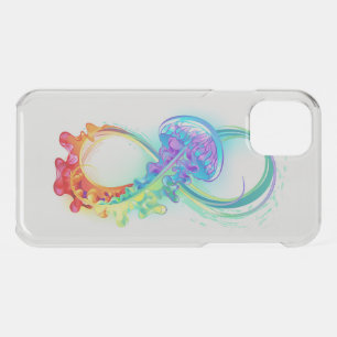 Infinity with Rainbow Jellyfish iPhone 11 Case