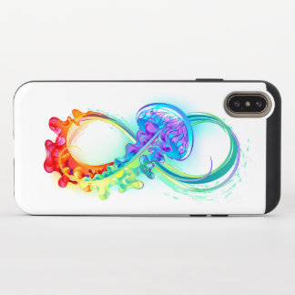 Infinity with Rainbow Jellyfish iPhone XS Max Slider Case