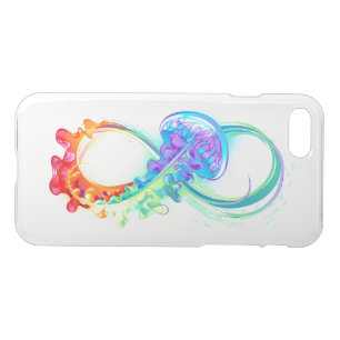 Infinity with Rainbow Jellyfish iPhone SE/8/7 Case