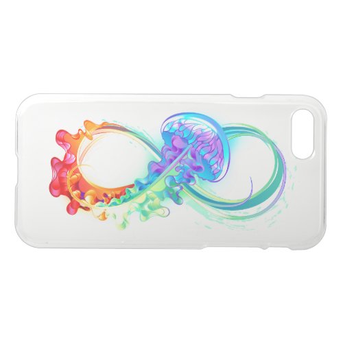 Infinity with Rainbow Jellyfish iPhone SE87 Case
