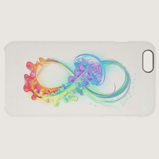 Infinity with Rainbow Jellyfish Clear iPhone 6 Plus Case