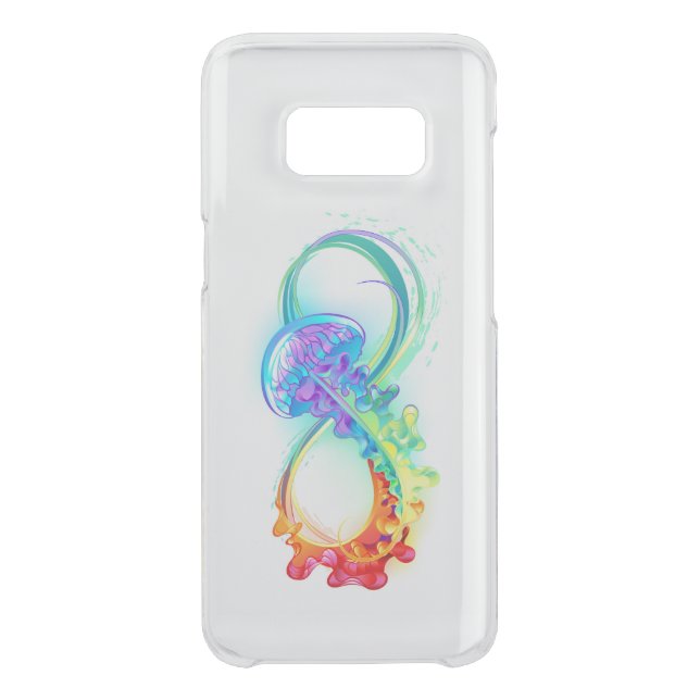 Infinity with Rainbow Jellyfish Uncommon Samsung Galaxy Case (Back)