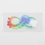 Infinity with Rainbow Jellyfish Uncommon Samsung Galaxy S9 Case<br><div class="desc">Multicolor infinity symbol with rainbow bright jellyfish decorated with long tentacles on white background. Rainbow jellyfish.</div>