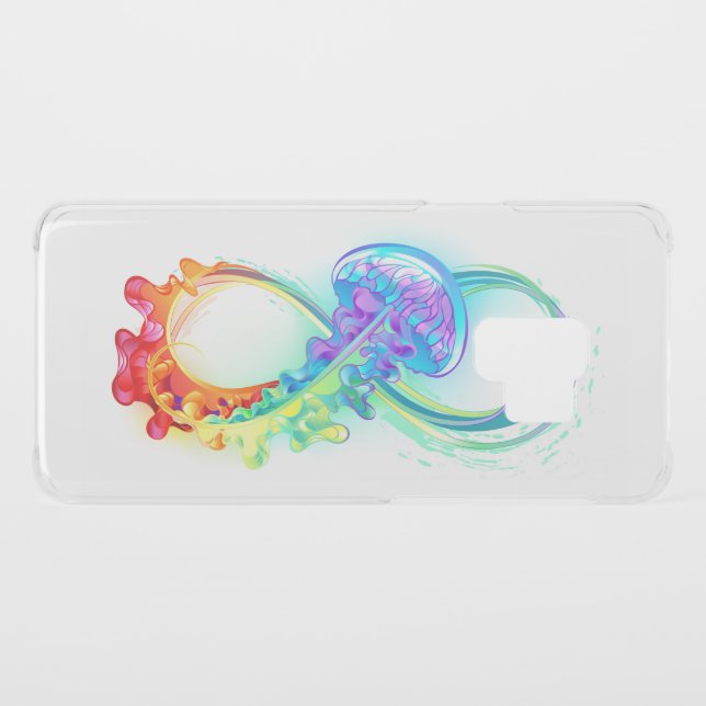 Infinity with Rainbow Jellyfish Uncommon Samsung Galaxy Case (Back (Horizontal))