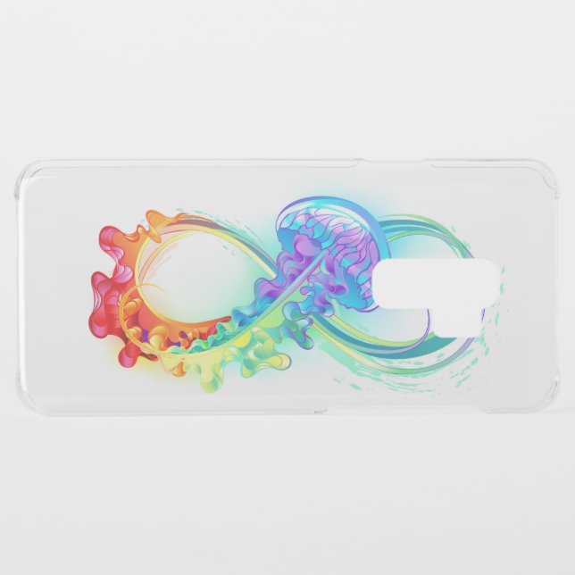 Infinity with Rainbow Jellyfish Uncommon Samsung Galaxy Case (Back (Horizontal))
