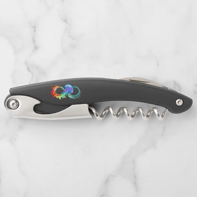 Infinity with Rainbow Jellyfish Waiter's Corkscrew (Front)
