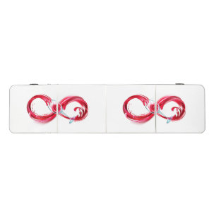 Infinity with Red Wine Beer Pong Table