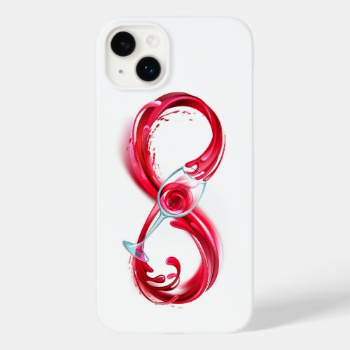 Infinity with Red Wine Case_Mate iPhone 14 Plus Case