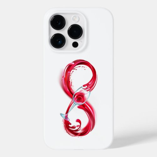 Infinity with Red Wine Case_Mate iPhone 14 Pro Case