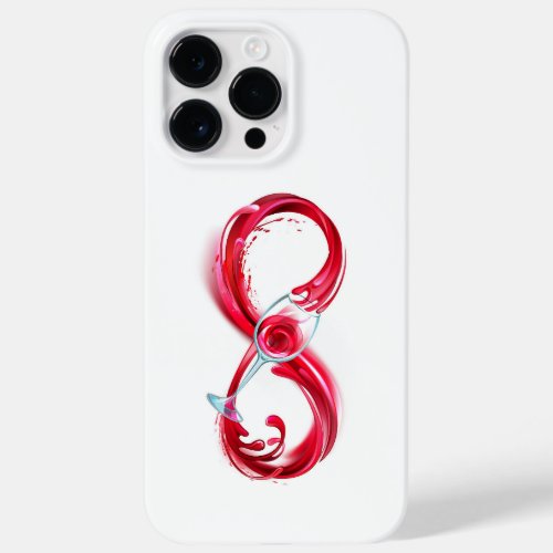 Infinity with Red Wine Case_Mate iPhone 14 Pro Max Case