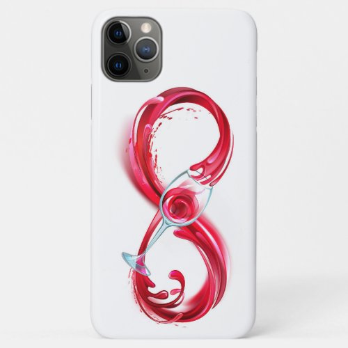 Infinity with Red Wine iPhone 11 Pro Max Case