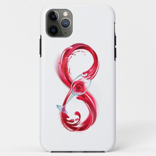 Infinity with Red Wine iPhone 11 Pro Max Case