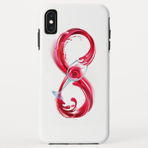 Infinity with Red Wine iPhone XS Max Case