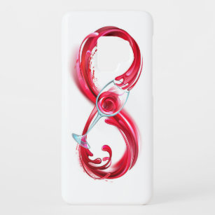 Infinity with Red Wine Case-Mate Samsung Galaxy S9 Case