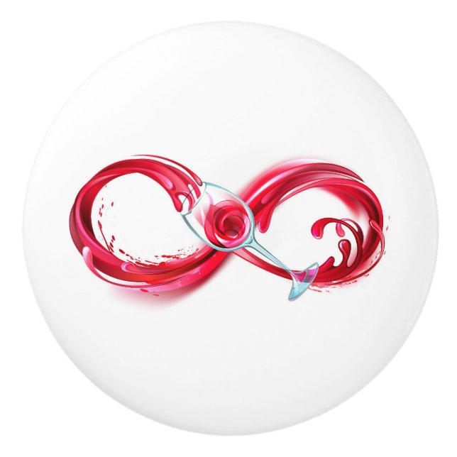 Infinity with Red Wine Ceramic Knob (Front)