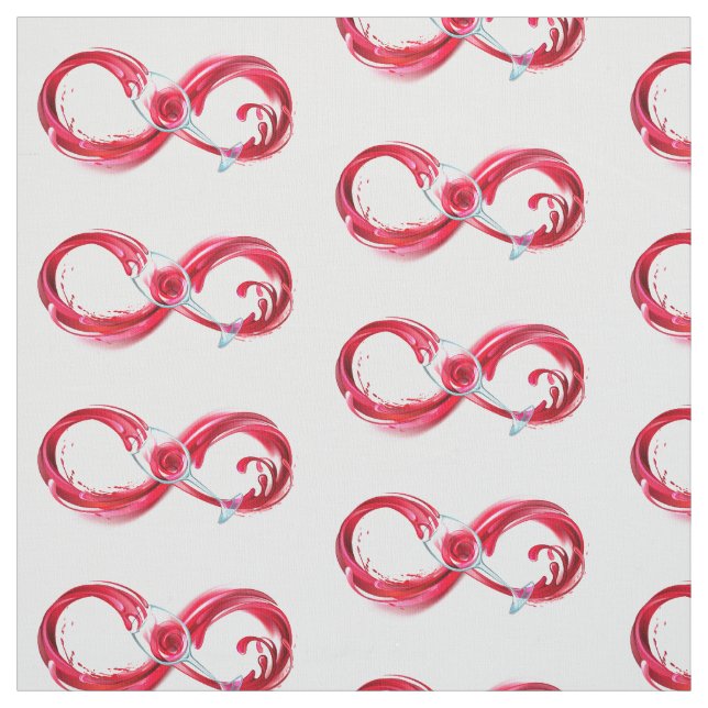 Infinity with Red Wine Fabric (Swatch)