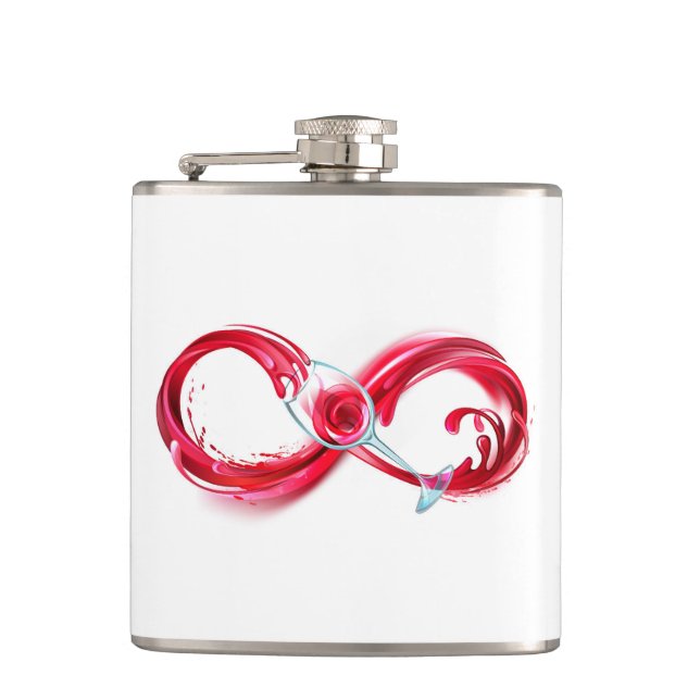 Infinity with Red Wine Flask (Front)