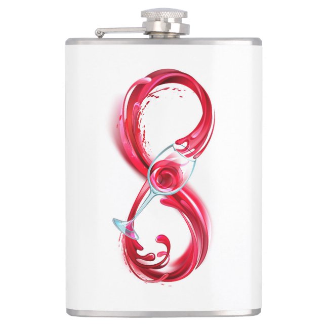 Infinity with Red Wine Flask (Front)