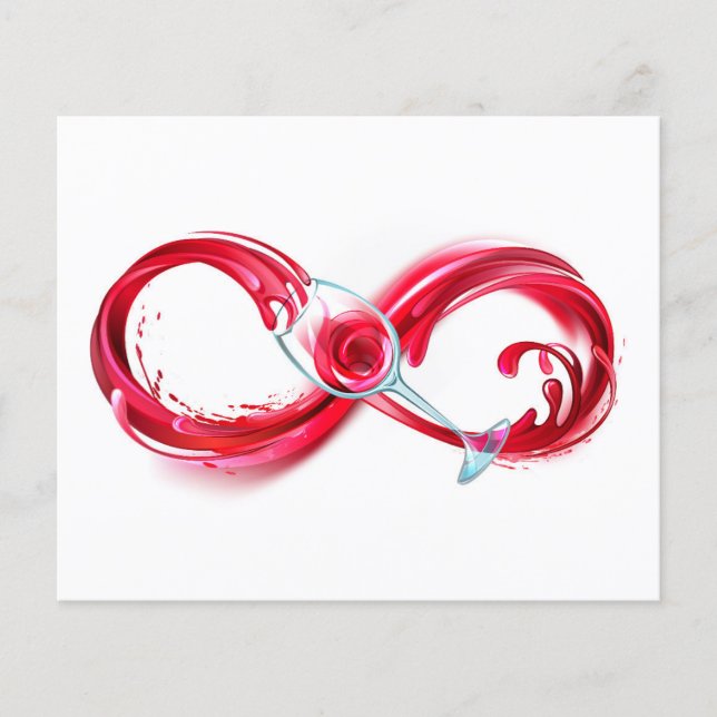 Infinity with Red Wine Flyer (Front)