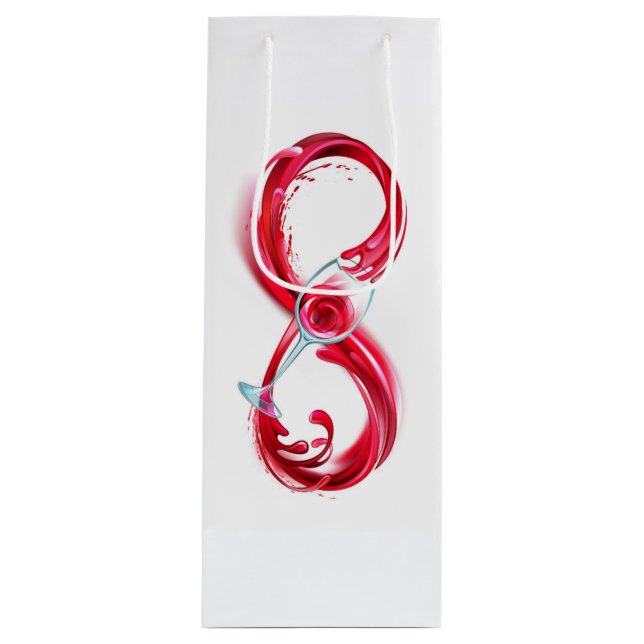 Infinity with Red Wine Gift Bag (Front)
