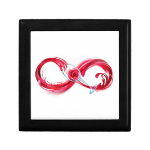 Infinity with Red Wine Gift Box