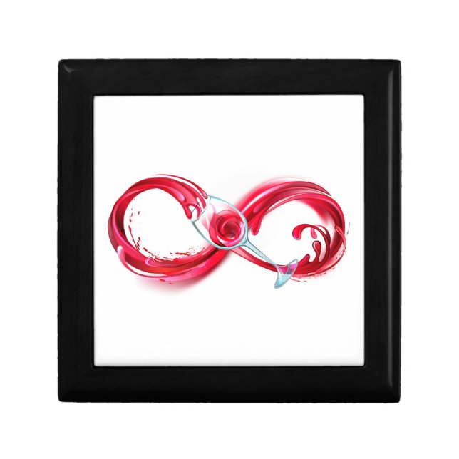 Infinity with Red Wine Gift Box (Front)