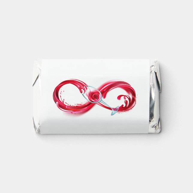 Infinity with Red Wine Hershey's Miniatures (Front)