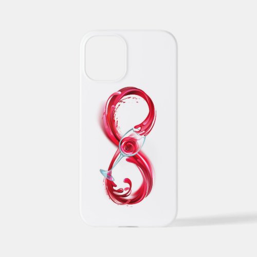 Infinity with Red Wine iPhone 12 Mini Case